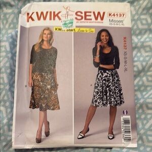 Patterned Women's Skirt sewing pattern